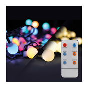 Brilagi - LED RGBW Vanjske božicne lampice 100xLED/8 funkcija 15m IP44 + DU