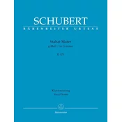 SCHUBERT:STABAT MATER G-MOLL D 175 VOCAL SCORE