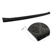 Reinforced trunk edge protection strip Mercedes Sprinter 2018- (ribbed aluminum, black)