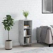 Vidaxl vidaXL Omarica betonsko siva 34,5x32,5x90 cm material na osnovi lesa