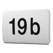 Maclean LED svetilka, hišna številka, s senzorjem mraka, bela, 12W, IP65, nevtralna (4000K), 950lm, MCE292 W