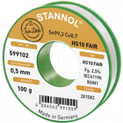 Stannol Spajkalna tuljava Stannol HS10-Fair Sn99.3Cu0.7 100 g 0.5 mm