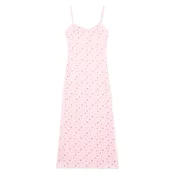 Cropp - Oprijeta midi obleka - pastelno roza