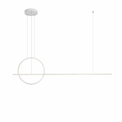 Redo 01-1734 - LED Zatemnitveni lestenec na vrvici GIOTTO LED/46W/230V bela