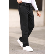 Trendyol Black Mens Baggy Fit Jeans Trousers