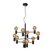 Lucide 21421/10/30 - Viseči lestenec na kablu LEANNE 10xE27/40W/230V