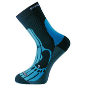Progress MERINO pohodniške nogavice črne/modre - 9-12