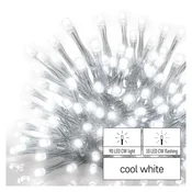 Standard LED povezovalna veriga utripajoča – ledene sveče, 2,5 m, zun., hl. bela