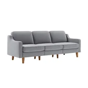 ATELIER DEL SOFA Sofa sa 3 sedišta Robin Extra 3 Fog Grey Walnut