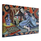 Slika - Henri Matisse – Odalisque with Turkish Chair 90x60 Na talijanskom platnu