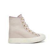CONVERSE Visoke superge CHUCK TAYLOR ALL STAR WEDGE  zlata / orhideja / off-bela
