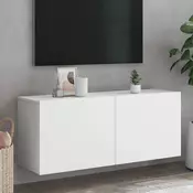 Zidni TV ormaric bijeli 100x30x41 cm