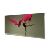 tulup.si Slika na akrilnem steklu Balerina roza materiala 140x70 cm 2 obešalnika