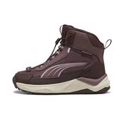 PUMA Evolve 2.0 Boot Youth, Shoes, Rich Cocoa/Powder Pink/Chocolate Fondue, 36