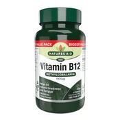 Natures Aid Vitamin B12 za pod jezik, 180 tablet (XXL pakiranje)