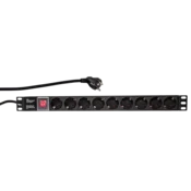 A4N Produzni kabl sa zastitom 9 uticnica 16A, PDU 1U, aluminium sa zastitom, 2m (3)