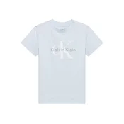 Calvin Klein Jeans Majica golobje modra / svetlo modra / bela