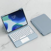 INF Snemljiva Bluetooth torbica za tipkovnico za iPad Blue iPad 10 (2022), (21732274)