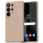 1 to 3 Polsilikonski Ovitek Mercury Za Samsung S25 Ultra S938 Za Magsafe Zaščito