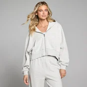MP Womens Lifestyle Zip Through Hoodie - Grey Marl - XXL