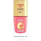 Delia Cosmetics Coral Hybrid gel lak za nohte št. 16 toplo srednje roza 11 ml