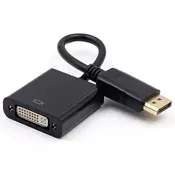 E-GREEN Adapter DisplayPort (M) - DVI (F) crni