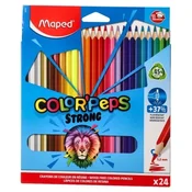 Maped Colorpeps Strong trikotni svinčniki 24 barv