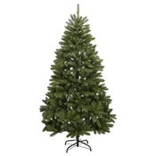 Vidaxl Umetna novoletna jelka s stojalom zelena 210 cm