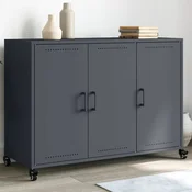 vidaXL Komoda antracitna 100,5x39x72 cm jeklo