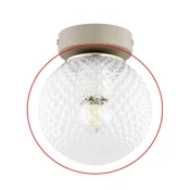 Brilagi - Zamensko univerzalno staklo STELLA E27, precnik 15 cm, prozirno/zlatno