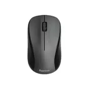 HAMA bežicni miš MW-300 (Siva/Crna) - 00182621  Opticki, 1200dpi, 2.4GHz, Simetrican