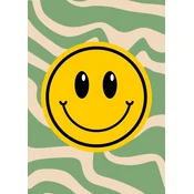 Retro plakat Smiley 50x70 cm Moderna dekoracija Y2K