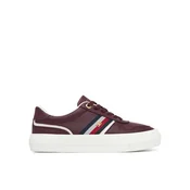 Tommy Hilfiger Superge Th Platform Vulc Leather FW0FW09603 Rjava