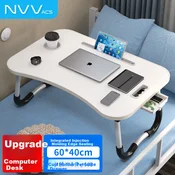 NVV Sklopivo postolje za laptop za krevet, Belo