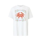 Abercrombie & Fitch Majica CRAB  pastelno modra / meta / rdeča / bela