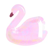 meri meri papirnati krožniki die cut swan party (8 kosov)
