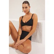 Trendyol Black Bralette Slimming Effect Bikini Top