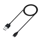 Polnilni kabel Techsuit TGC1 za Garmin Fenix 5/5 Plus/6/6X/7X/Vivoactive 3/5, USB, 5W, 1m - črn