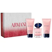 My Way - EDP 50 ml (za ponovno polnjenje) + losjon za telo 50 ml + gel za prhanje 50 ml (božična izdaja)