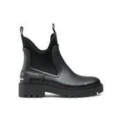 Calvin Klein Jeans Gumijasti škornji Mid Rainboot Chelsea YW0YW01034 Črna