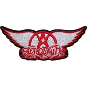 Aerosmith Wings Iron-On Patch Red