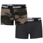 Moške boksarice (set 2 kosov) BRANDIT - 4501-dk.camo+black