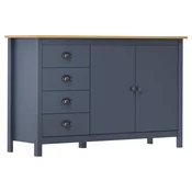 Vidaxl Komoda Hill Range 130x40x80 cm trdna borovina