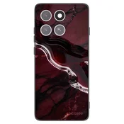 Silikonski črni ovitek za Motorola Edge 60 Pro - Cherry stone