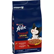 Felix Suha mačja hrana Doubly Delicious - Meso - 4 kg