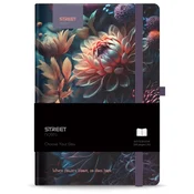 Blok notes z elastiko flowers blossom a5 tp črtan 96l