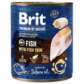 Brit Premium by Nature Ribe z ribjo kožo - 800 g