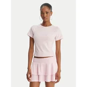 Juicy Couture Majica Baby JCWCT126317 Roza Slim Fit