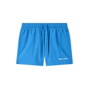Champion Authentic Athletic Apparel Kratke kopalne hlače  azur / bela