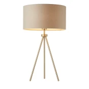 Endon 66986 - Stona lampa TRI 1xE27/40W/230V mesing/bež